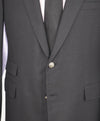 $2,995 RALPH LAUREN PURPLE LABEL - Black Flannel Wool Ticket Pocket Blazer - 44R