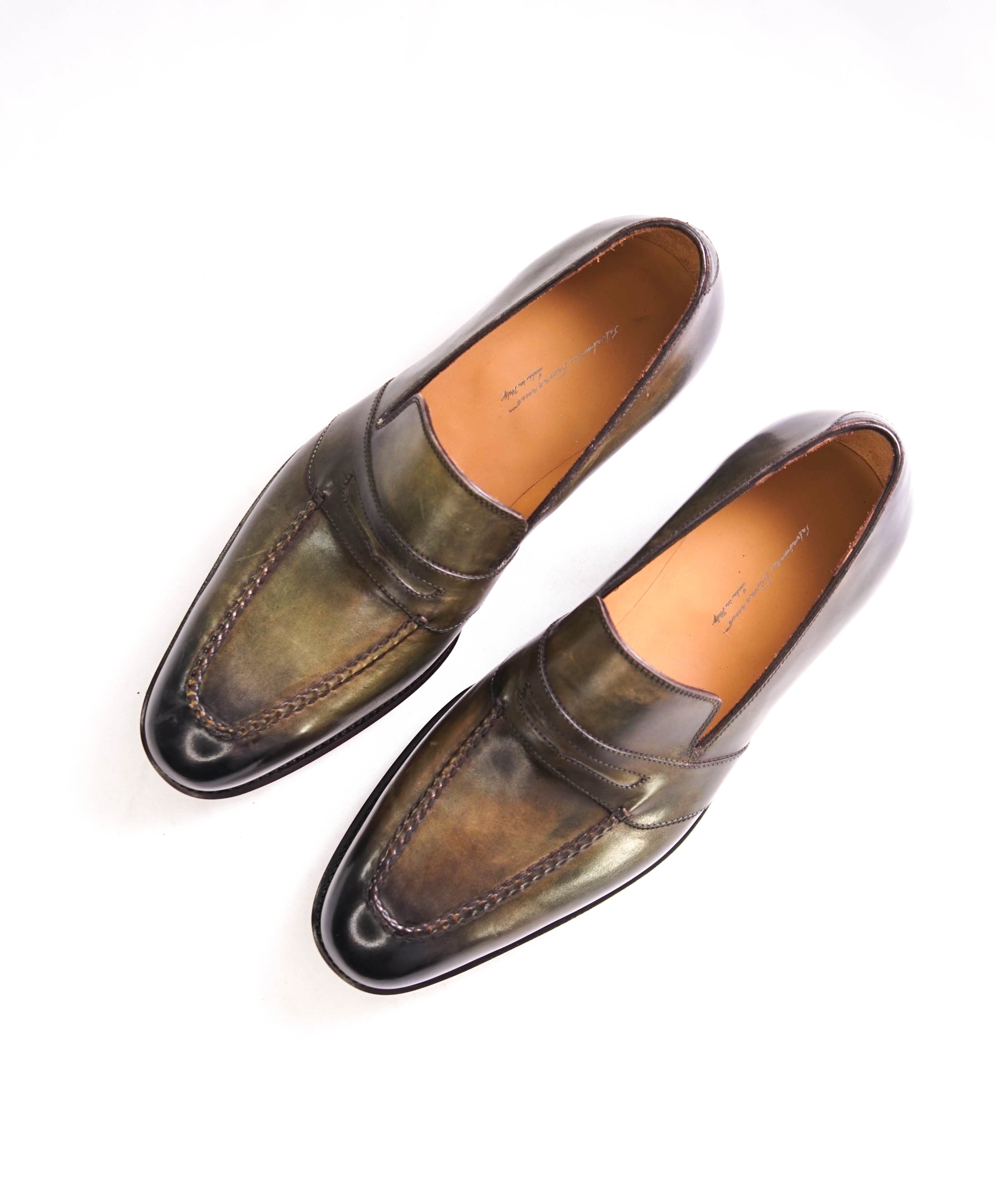 $1,595 SALVATORE FERRAGAMO - Venezia "TRAMEZZA" SPECIAL EDITION Loafer - 7 EE