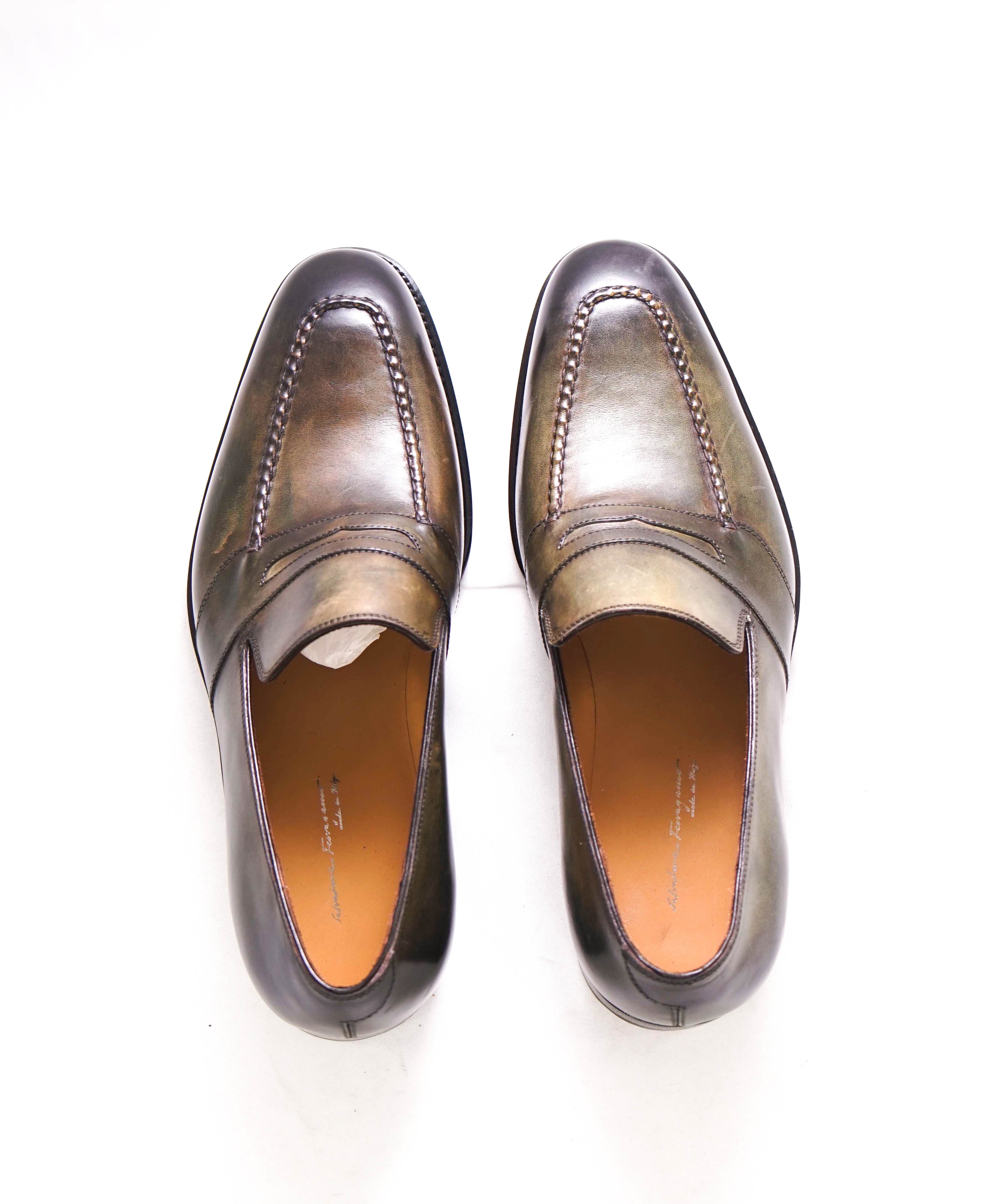 $1,595 SALVATORE FERRAGAMO - Venezia "TRAMEZZA" SPECIAL EDITION Loafer - 7 EE