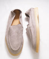 $329 SUITSUPPLY - Neutral *SUMMER WALK* Suede Almond Toe Loafer- 10 US (43EU)