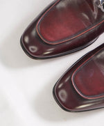 $850 SALVATORE FERRAGAMO - Oxblood Leather Gancini Logo Loafer- 7 D