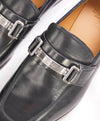 BALLY - Horse-bit Logo Black SLip-On Round Toe Loafers - 8.5 US (7.5 UK)