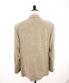 $2,195 CANALI - Wool/CASHMERE Neutral Suede Accent Coat/Blazer - 44R