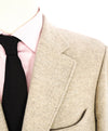 $2,195 CANALI - Wool/CASHMERE Neutral Suede Accent Coat/Blazer - 44R