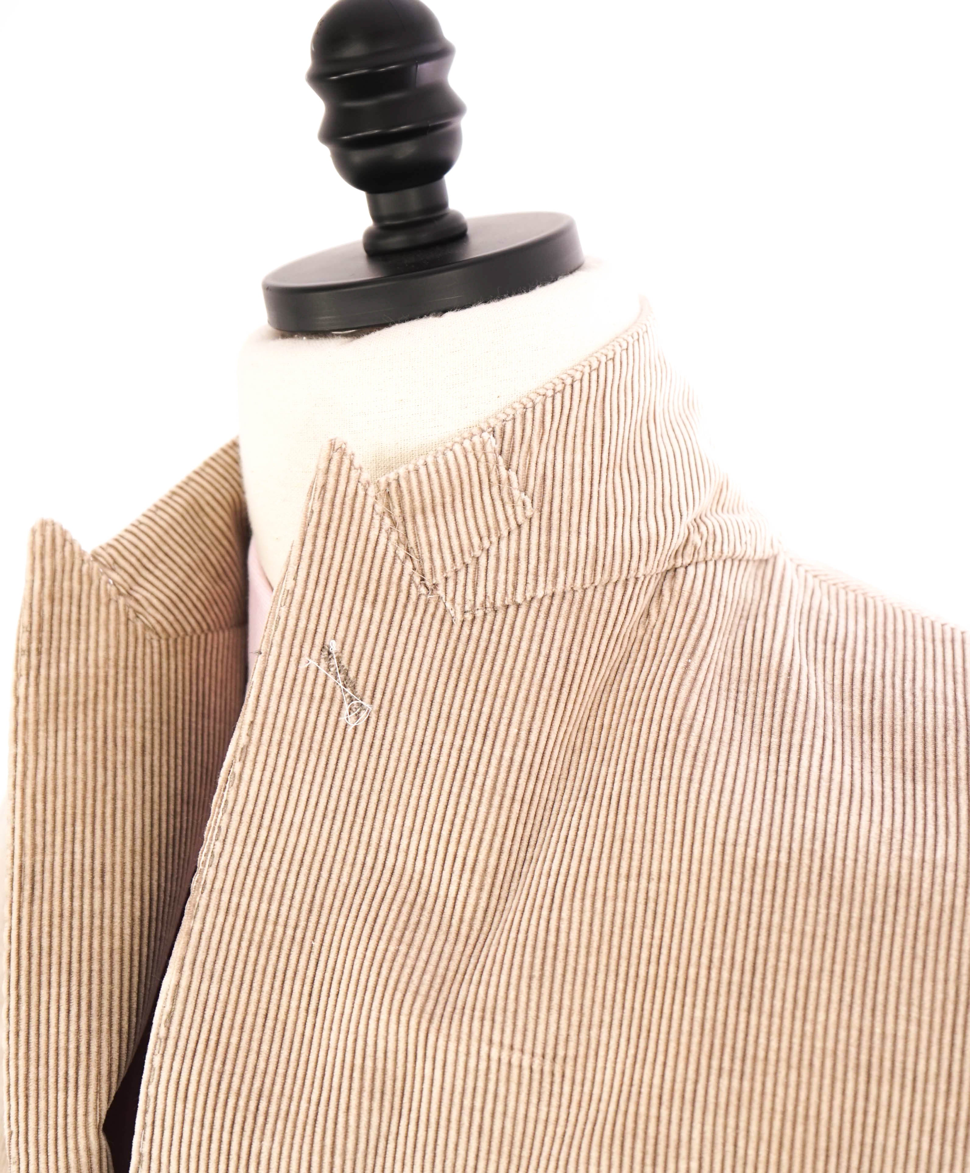 ELEVENTY - By ERMENEGILDO ZEGNA "CASHMERE CORDUROY" Neutral Suit - 40 US