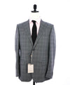 CORNELIANI - Gray Check Plaid Iconic 2-Piece Suit - 38R