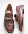 $850 SALVATORE FERRAGAMO - “GIN" Gncini Brown Convertible Mule Leather - 7.5 EE US