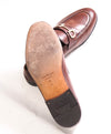 $850 SALVATORE FERRAGAMO - “GIN" Gncini Brown Convertible Mule Leather - 7.5 EE US