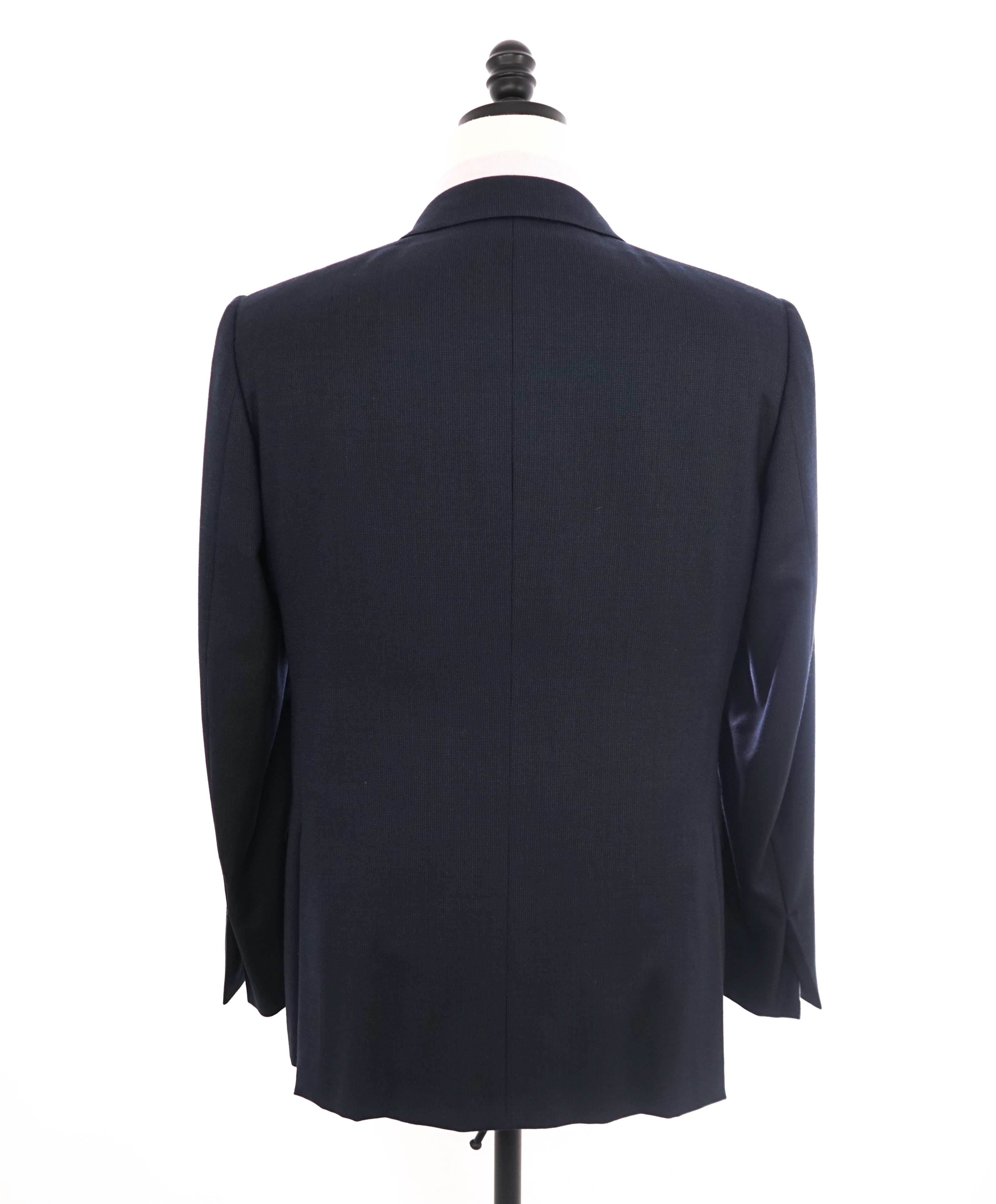 $2,895 ERMENEGILDO ZEGNA- “MultiSeason MANHATTAN” Blue Birdseye Blazer- 40R