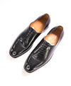 SALVATORE FERRAGAMO - "TRAMEZZA CARMELO" Black Whole Cut Oxfords - 7.5 EEE