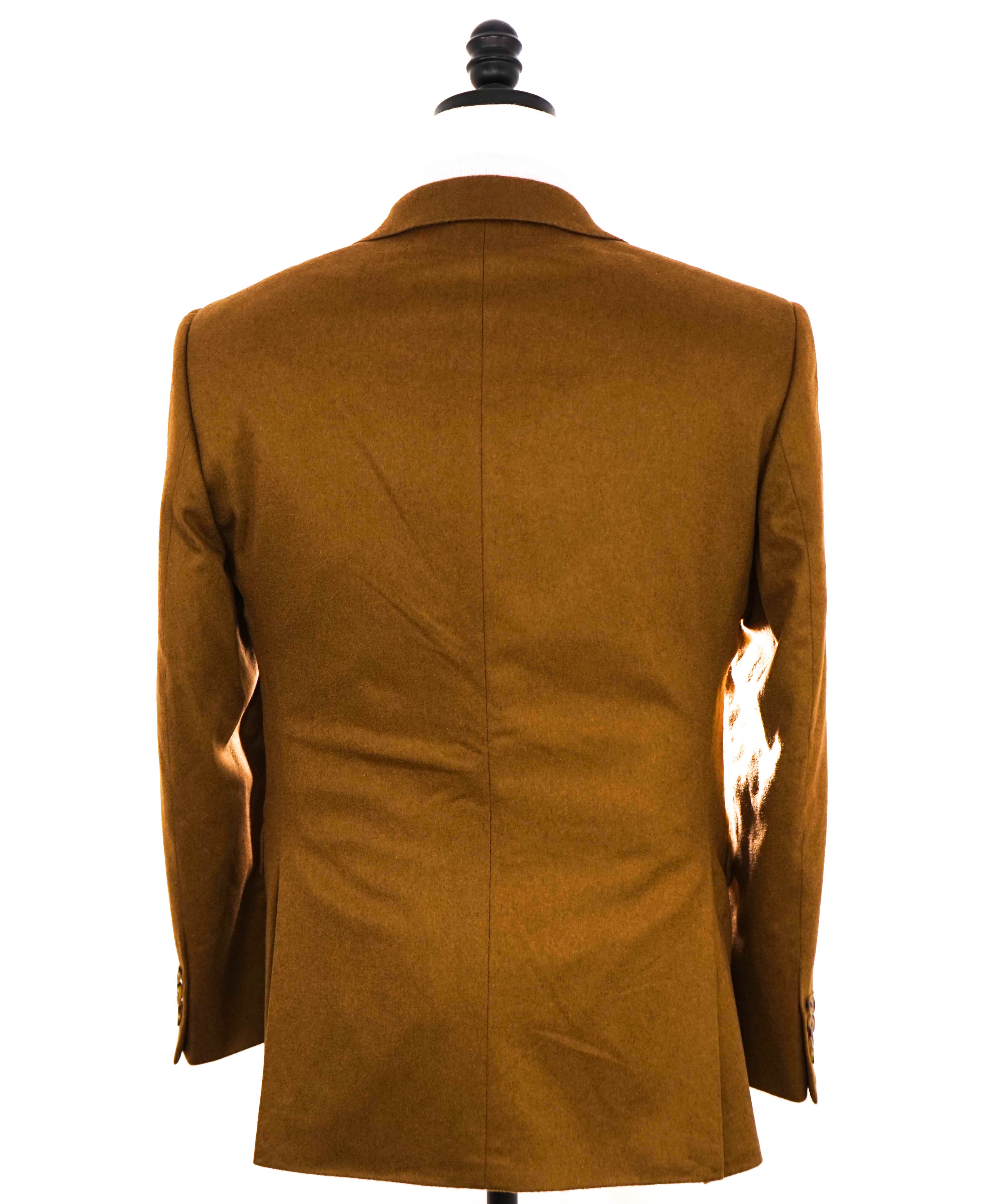 $1,295 SAKS FIFTH AVENUE - 100% PURE CASHMERE Camel "SLIM" Blazer- 38S US