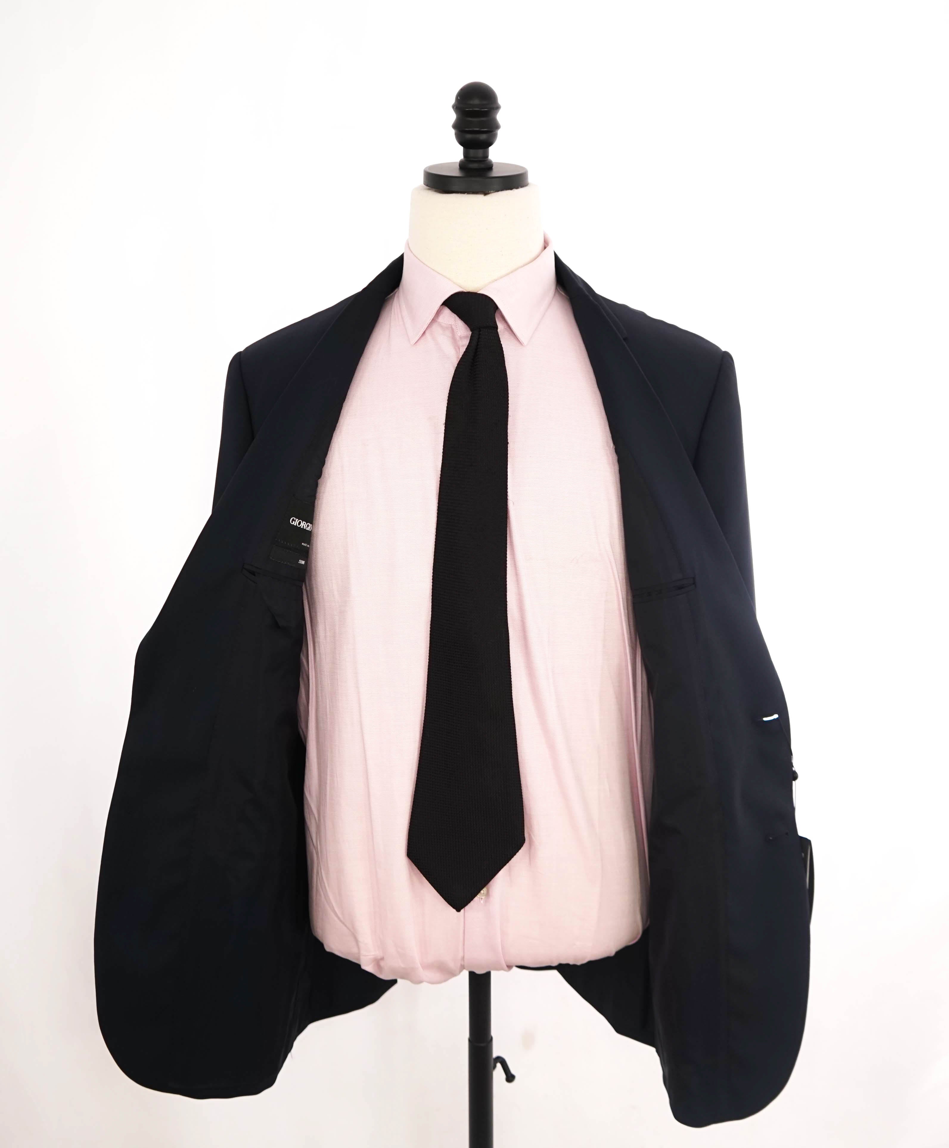 $2,295 GIORGIO ARMANI - “SOHO” Navy *CLOSET STAPLE* Blazer - 44R