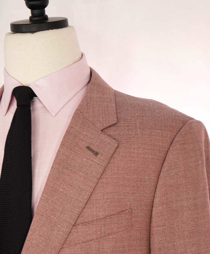 $1,595 ARMANI COLLEZIONI - *Made In Italy* Pink Textured "S Line" Blazer - 46R