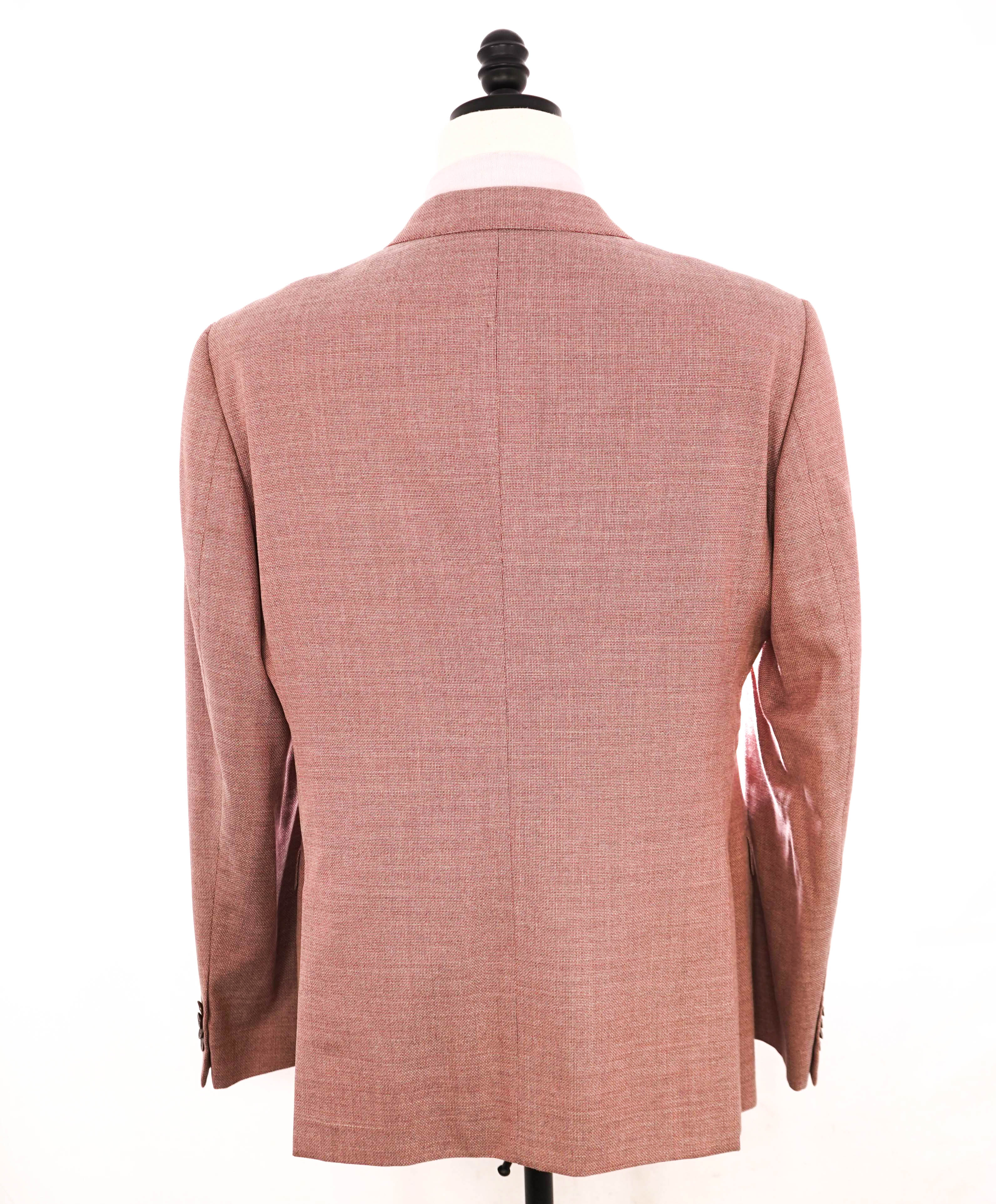 $1,595 ARMANI COLLEZIONI - *Made In Italy* Pink Textured "S Line" Blazer - 46R