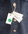 $795 ELEVENTY PLATINUM - CORDUROY Navy Cotton Shirt Jacket Coat - XL