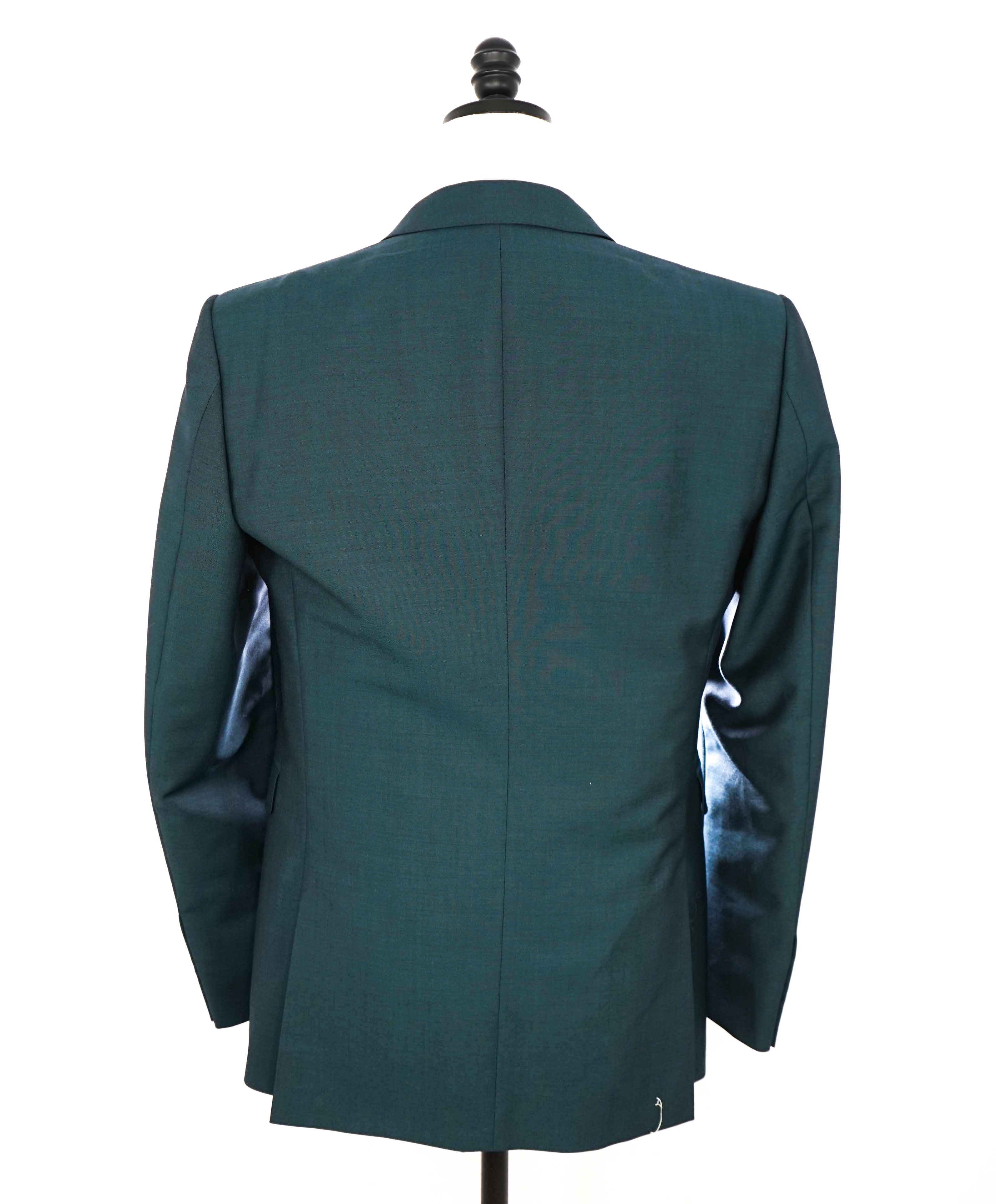 BURBERRY LONDON - *SIDE TABS* Made Italy GREEN Wool & Mohair Dinner Jacket - 42R