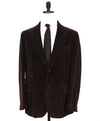 ELEVENTY - By ERMENEGILDO ZEGNA "CASHMERE CORDUROY" Brown Suit - 46 US