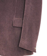 ELEVENTY - By ERMENEGILDO ZEGNA "CASHMERE CORDUROY" Brown Suit - 46 US