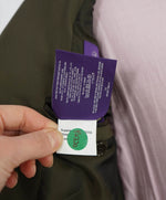 $3,495 RALPH LAUREN PURPLE LABEL - Solid Green *SIDE TAB* Suit - 38R