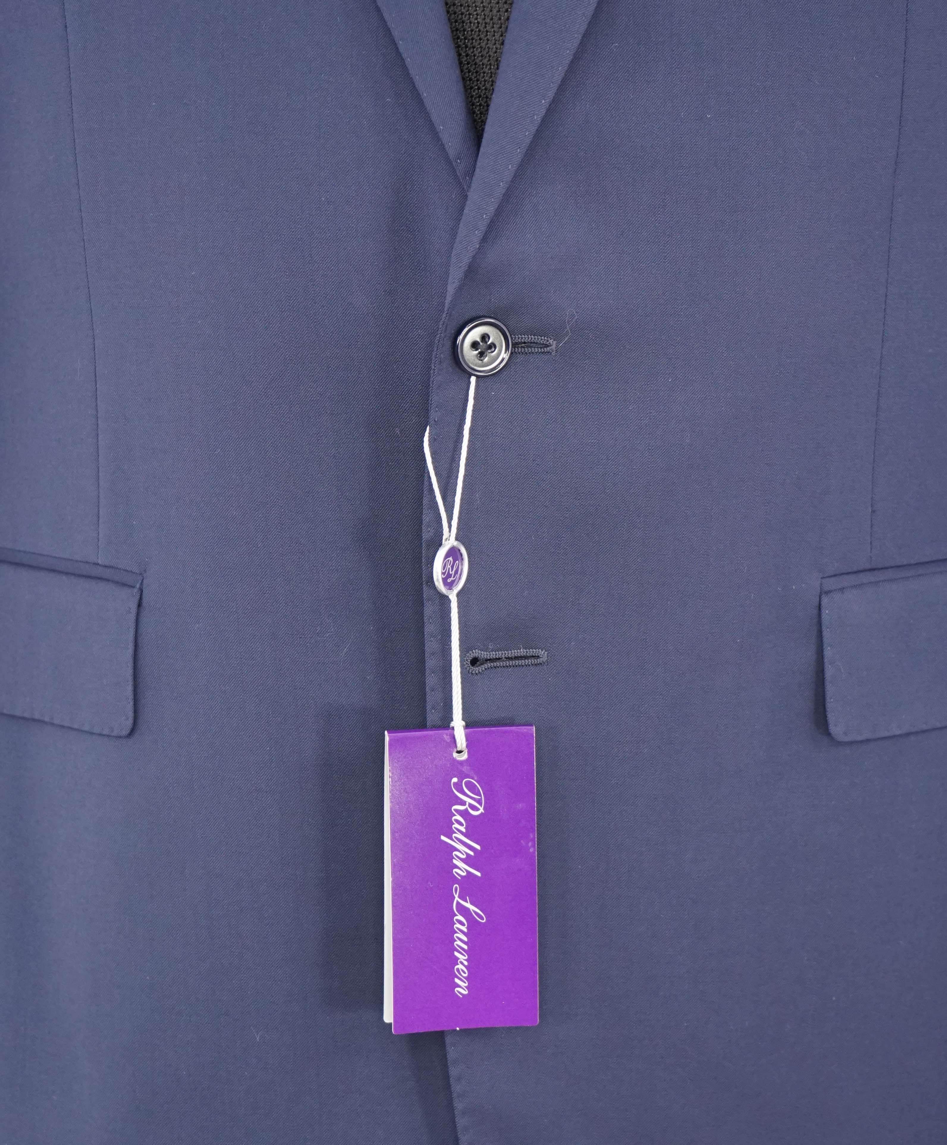 $2,695 RALPH LAUREN PURPLE LABEL - *CLOSET STAPLE* Cobalt Blue Blazer - 42R