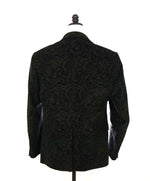 $1,895 ETRO - Black Paisley Contrast Collar Dinner Tuxedo Jacket Blazer - 44R