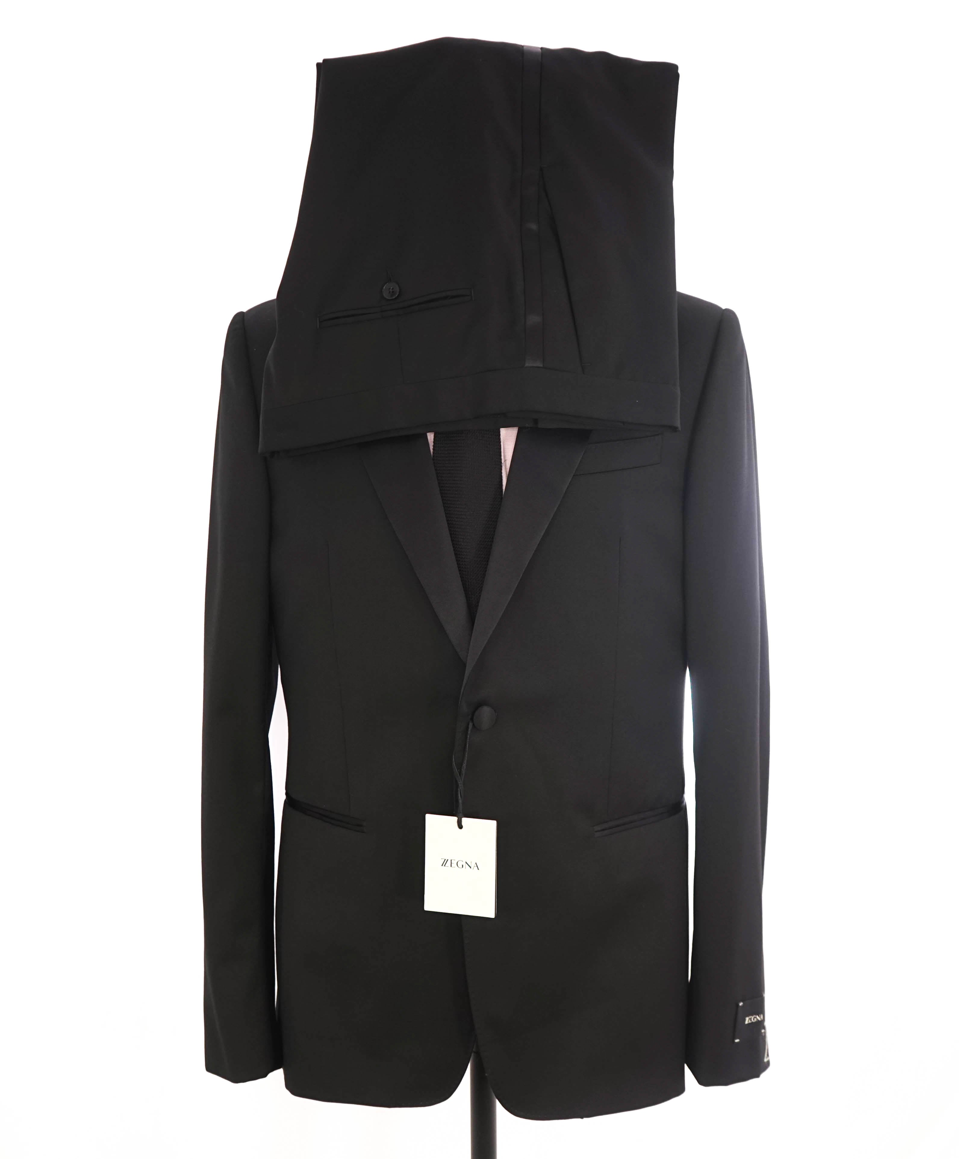 $1,570 Z ZEGNA - Black Peak Lapel 1-Button 2-Piece Tuxedo - 40L