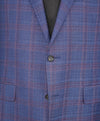 $1,895 CANALI - "KEI" Pink & Blue Pure Wool Textured Blazer - 46R US