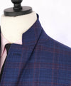 $1,895 CANALI - "KEI" Pink & Blue Pure Wool Textured Blazer - 46R US