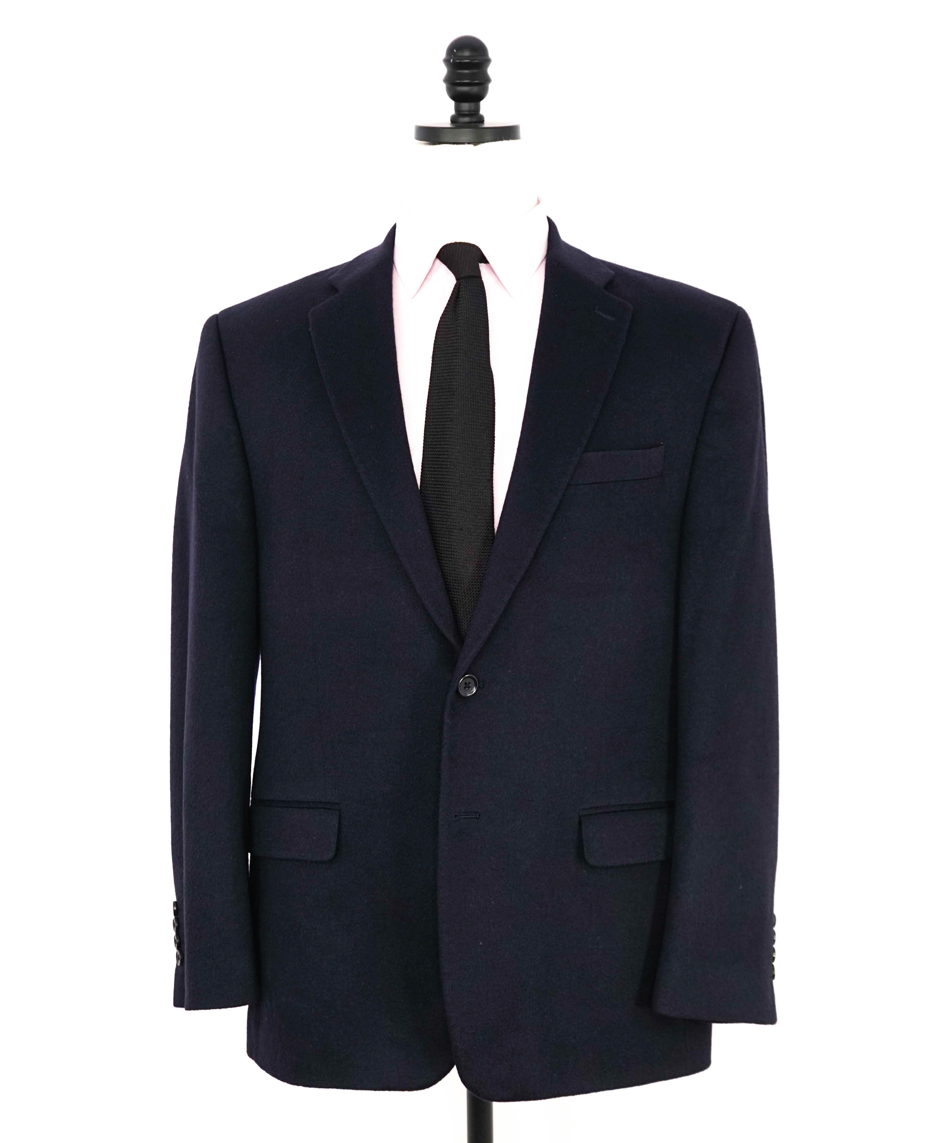 $1,295 NEIMAN MARCUS - 100% PURE CASHMERE Navy Blazer- 42R US