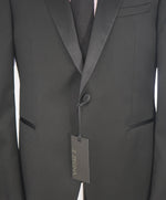 $1,570 Z ZEGNA - Black Peak Lapel 1-Button 2-Piece Tuxedo - 46R