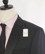 $1,570 Z ZEGNA - Black Peak Lapel 1-Button 2-Piece Tuxedo - 46R