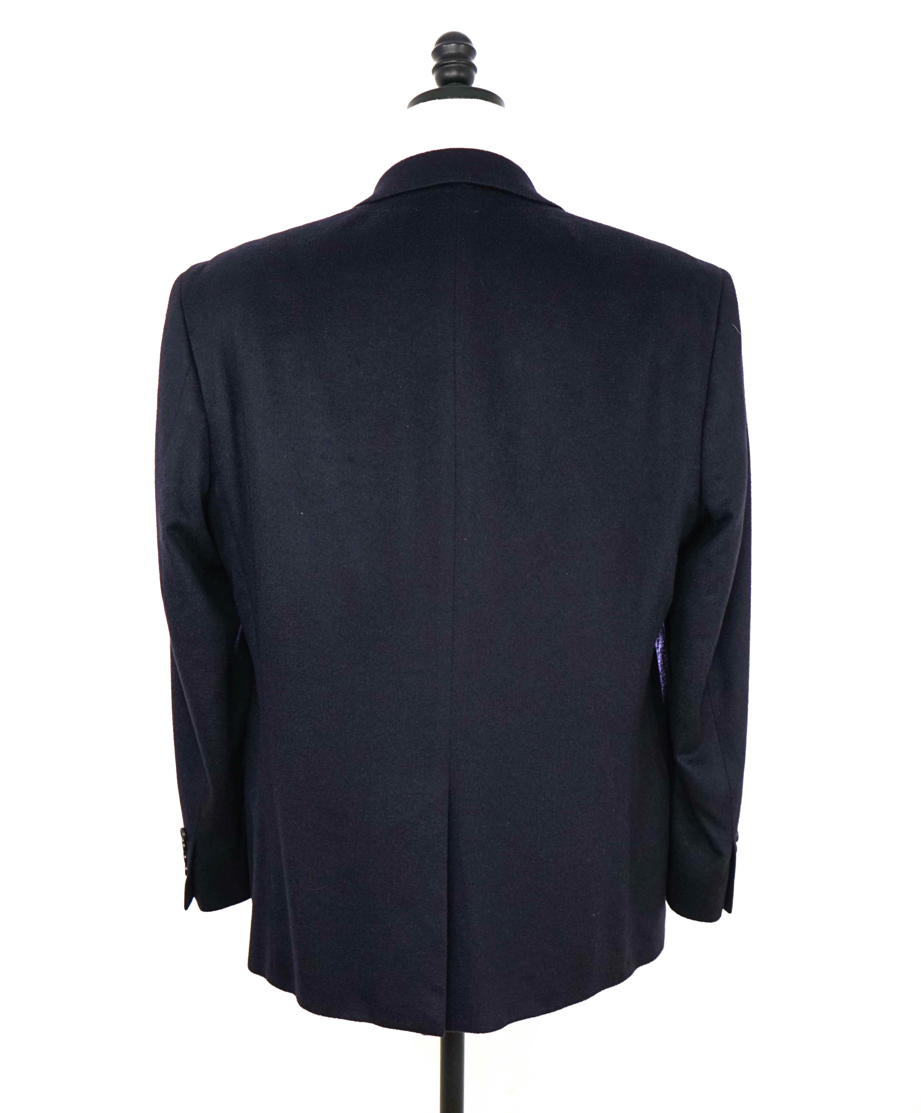 $1,295 NEIMAN MARCUS - 100% PURE CASHMERE Navy Blazer- 42R US