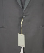 $2,195 CANALI - Black *CLOSET STAPLE* Peak Lapel Tuxedo Suit - 48L