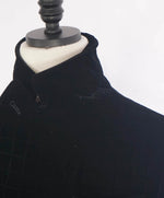 $4,250 GIORGIO ARMANI - Long Velvet Double Breasted Peak Lapel RUNWAY Coat - 38R