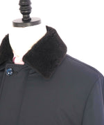 $6,850 BRIONI - Water Repellent FUR COLLAR / CASHMERE Lined LOGO Coat  - L