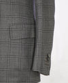 $3,795 ISAIA - Gray Windowpane Base "Dustin" Semi Lined Skinny Fit Suit - 40R 8Drop