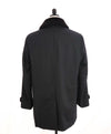 $6,850 BRIONI - Water Repellent FUR COLLAR / CASHMERE Lined LOGO Coat  - L