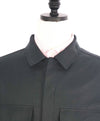 $1,690 ZEGNA (ERMENEGILDO) - OASI Linen BLACK/GRAY Over Shirt Chore Jacket - L