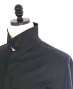 $1,690 ZEGNA (ERMENEGILDO) - OASI Linen BLACK/GRAY Over Shirt Chore Jacket - L