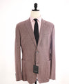 $2,695 ERMENEGILDO ZEGNA - *Crossover* PASTEL PINK MOP Wool/Silk/Linen Blazer - 46R