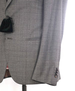 $3,795 GIORGIO ARMANI - "SOHO" Gray Check Peak Lapel Suit - 38R