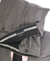 $3,795 GIORGIO ARMANI - "SOHO" Gray Check Peak Lapel Suit - 38R