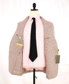 $1,895 CANALI - "KEI" Pink & White Wool/Linen Textured Blazer - 42R US