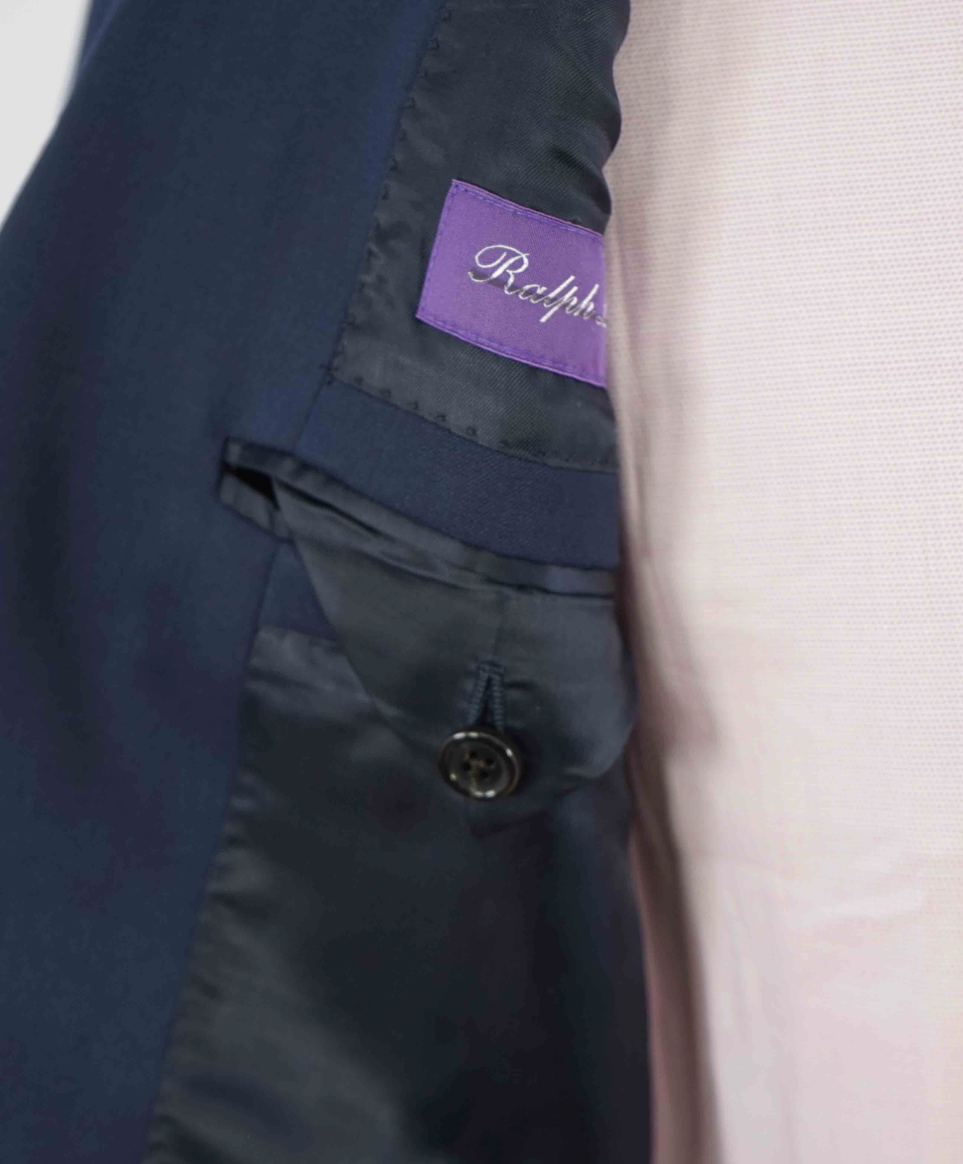 $2,695 RALPH LAUREN PURPLE LABEL - *CLOSET STAPLE* Cobalt Blue Blazer - 38R