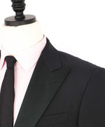 RALPH LAUREN PURPLE LABEL -  Black Wool Tuxedo 1-Button Peak Dinner Jacket - 40L