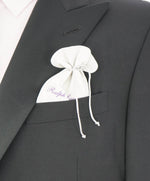 RALPH LAUREN PURPLE LABEL -  Black Wool Tuxedo 1-Button Peak Dinner Jacket - 40L