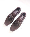 $850 SALVATORE FERRAGAMO - “GRANDIOSO" Gancini Bit Loafer Brown Leather - 10.5 EE