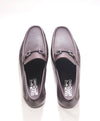 $850 SALVATORE FERRAGAMO - “GRANDIOSO" Gancini Bit Loafer Brown Leather - 10.5 EE