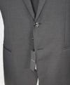 $3,795 GIORGIO ARMANI - "SOHO" Dark Gray Classic Canvassed SILK Suit - 46R