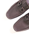 $850 SALVATORE FERRAGAMO - “GRANDIOSO" Gancini Bit Loafer Brown Leather - 7.5 EE